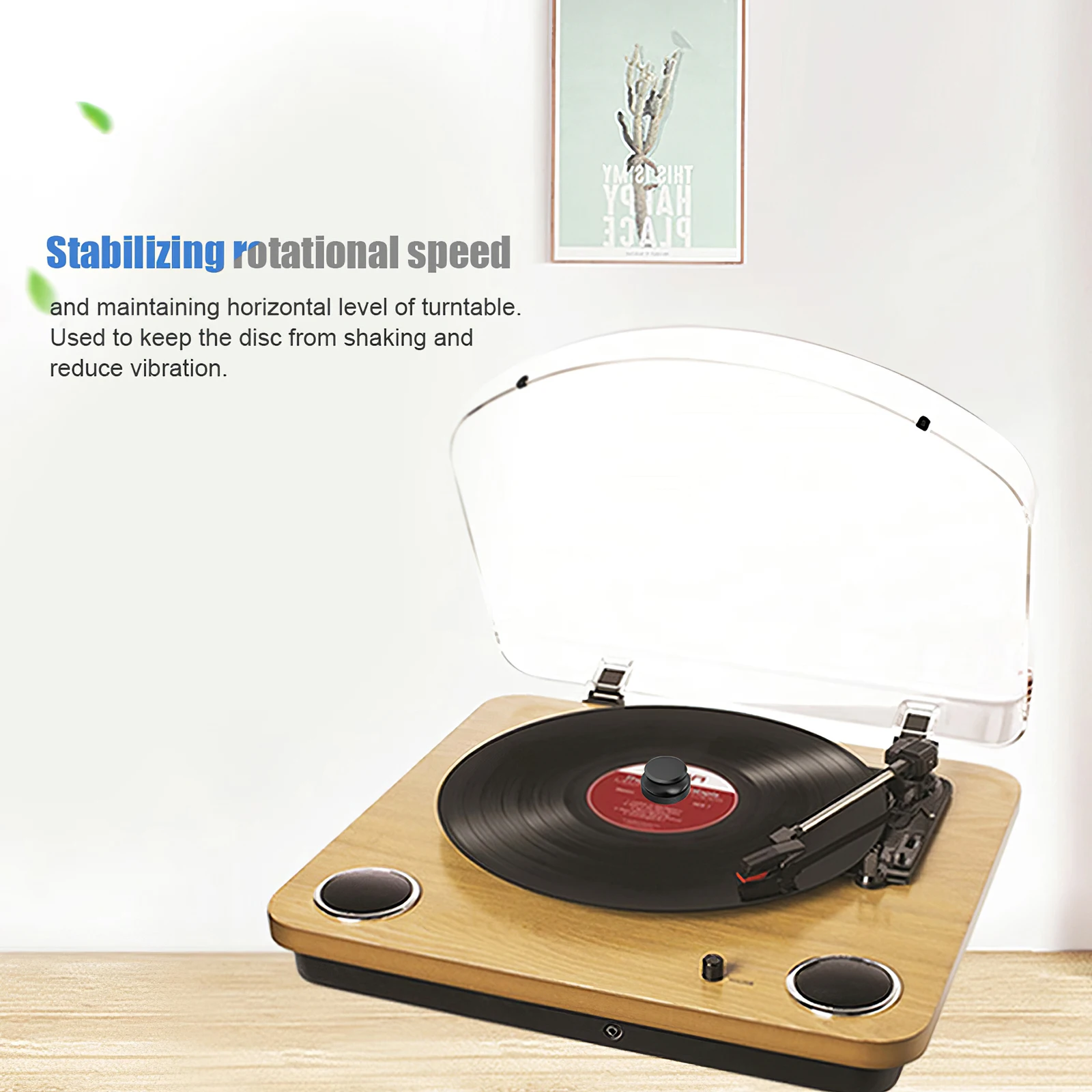 

Turntable Disc LP Vinyl Stabilizer Clamp Turntables Disc For Record Stabilizer Weight Vibration Balanced Precision Player
