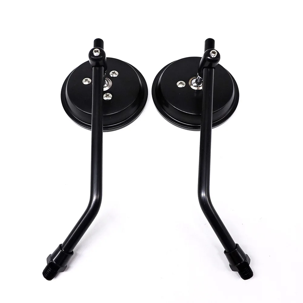 Мотоцикл зеркало заднего вида скутер задняя сторона зеркала хром 10 мм