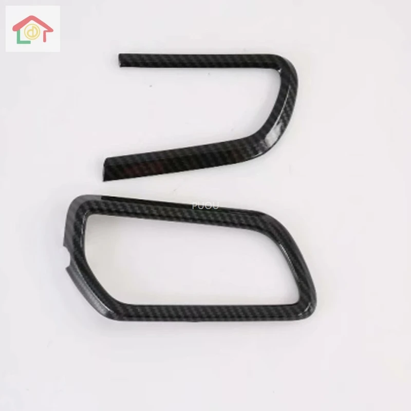 Накладки крышек вентиляции переднего кондиционера автомобиля KIA K7 (Cadenza) Premier 2019-2020 LHD из ABS-пластика с хромированным покрытием (комплект из 2 штук).