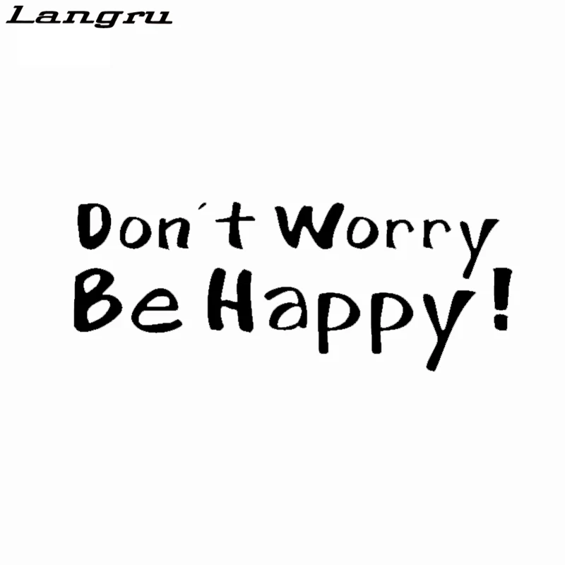 Новый дизайн забавные виниловые наклейки с надписями не волнуйтесь!
