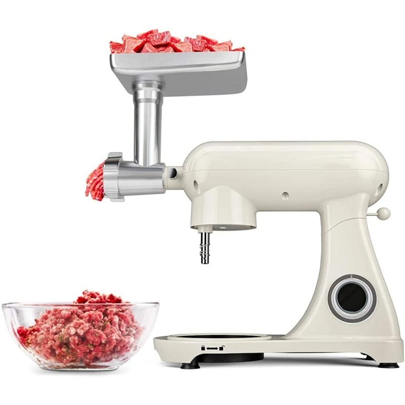 

Meat Grinder Attachment for 1522 Stand Mixers,Included 2 Sausage Stuffer Tubes,Durable Metal Food Grinder Attachments By