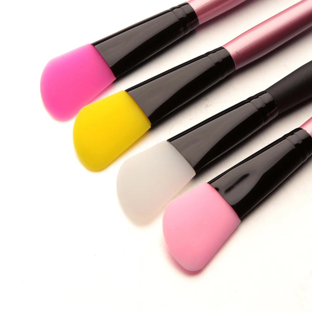 Flat Facial Mud Mask Brush Silicone Blush Foundation Skin Face Care Cosmetic Applicator High Quality Makeup Brushes & Tools | Красота и