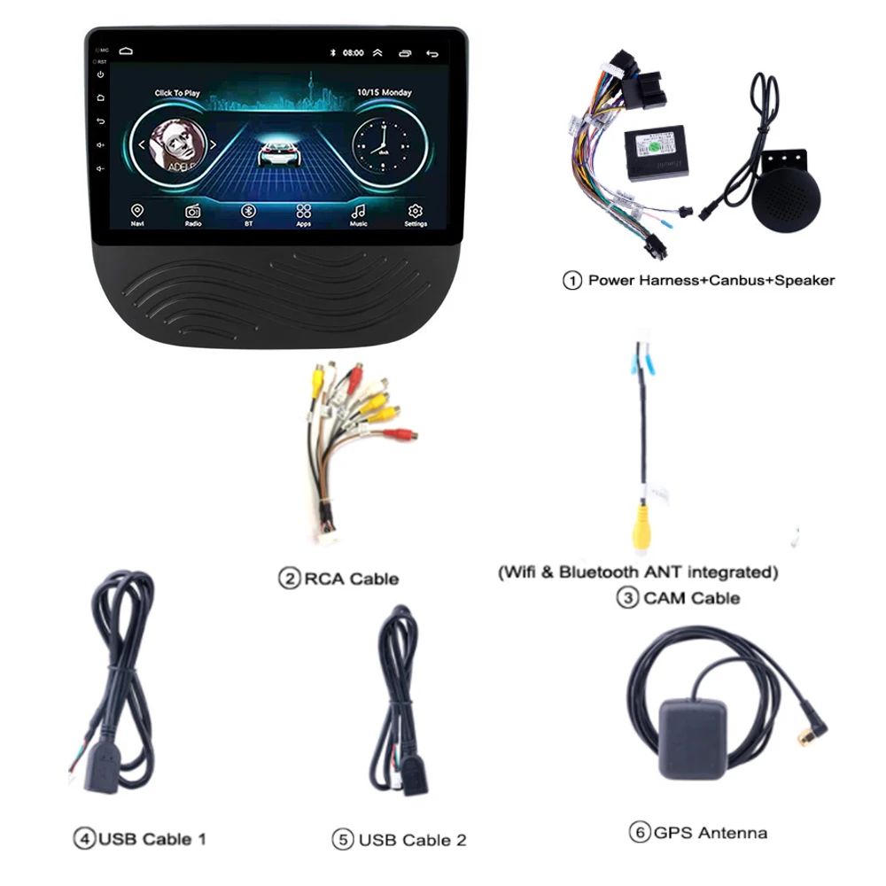 

For Chevrolet Malibu XL 2016 2017 2018 2 din Car Radio Android 8.1 9 inch Touch screen GPS Navigation Multimedia Player