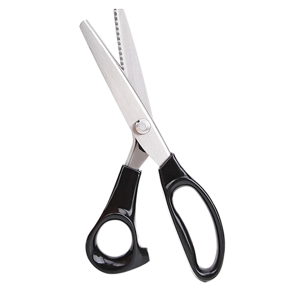 Ножницы для шитья из нержавеющей стали зубчатые круглые рукоделия сделай сам