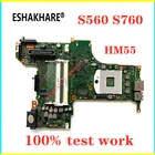 ESHAKHARECP492191-01 CP448470-Z3 для Fujitsu LifeBook S560 SH560 SH760 S760 материнская плата HM55 S760 материнская плата 100% тесты работы