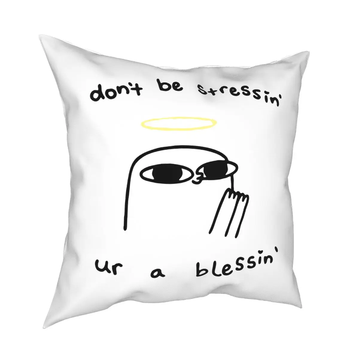 

Ketnipz надписью «Don't Be Stressin Ur A Blessin декоративная наволочка для подушки, декоративная подушка, творческий наволочки для подушек