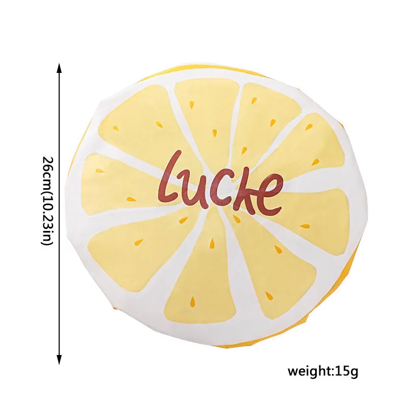 

4PCS Waterproof Shower Cap Cartoon Fruit Reusable Shower Hair Cap Women Hair Protective Bathroom Accessories