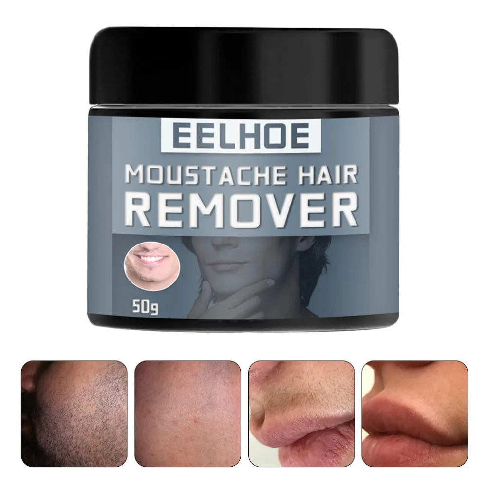

2 Bottles Beard Depilatory Cream Moisturize Painless Men Hair Removal Cream