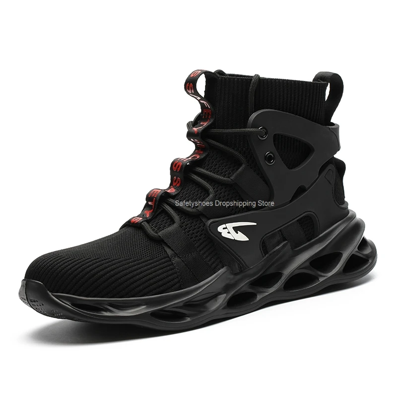 

New Work Safety Boots For Men Safety Shoes Indestructible Safety Shoes Men Work Sneakers Male Steel Toe Shoes Industrial