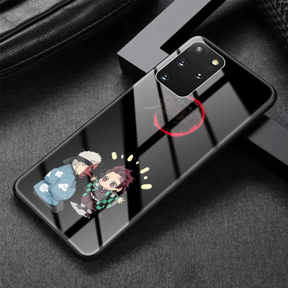 

Case For Samsung Galaxy S10 Lite S20 Ultra FE S9 S8 Plus S10e A71 A51 A50 Tempered Glass Phone Cover Newest Japan Demon Slayer