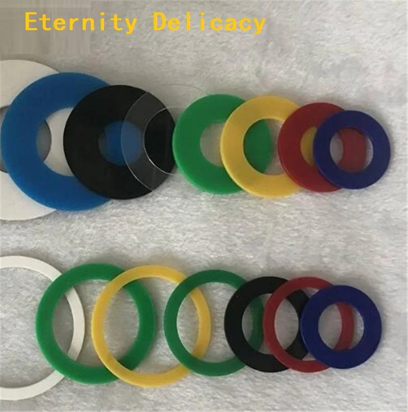 10 листов круглых искусственных акриловых планшетов|Фурнитура для оформления