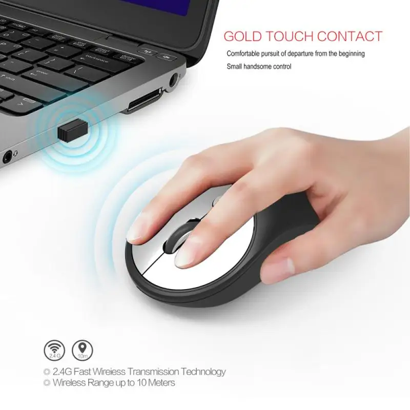 

Мини Беспроводной Мышь 2,4 ГГц 4 клавиши 1200/1600/2400 Точек на дюйм третьей Шестерни Точек на дюйм регулировки игровой Мышь Офис мыши для портатив...