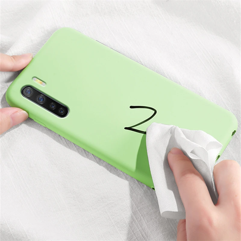 for oppo f15 case rubber liquid silicone shockproof anti slip soft tpu skin friendly case for oppo f15 case cover for oppo f15 free global shipping