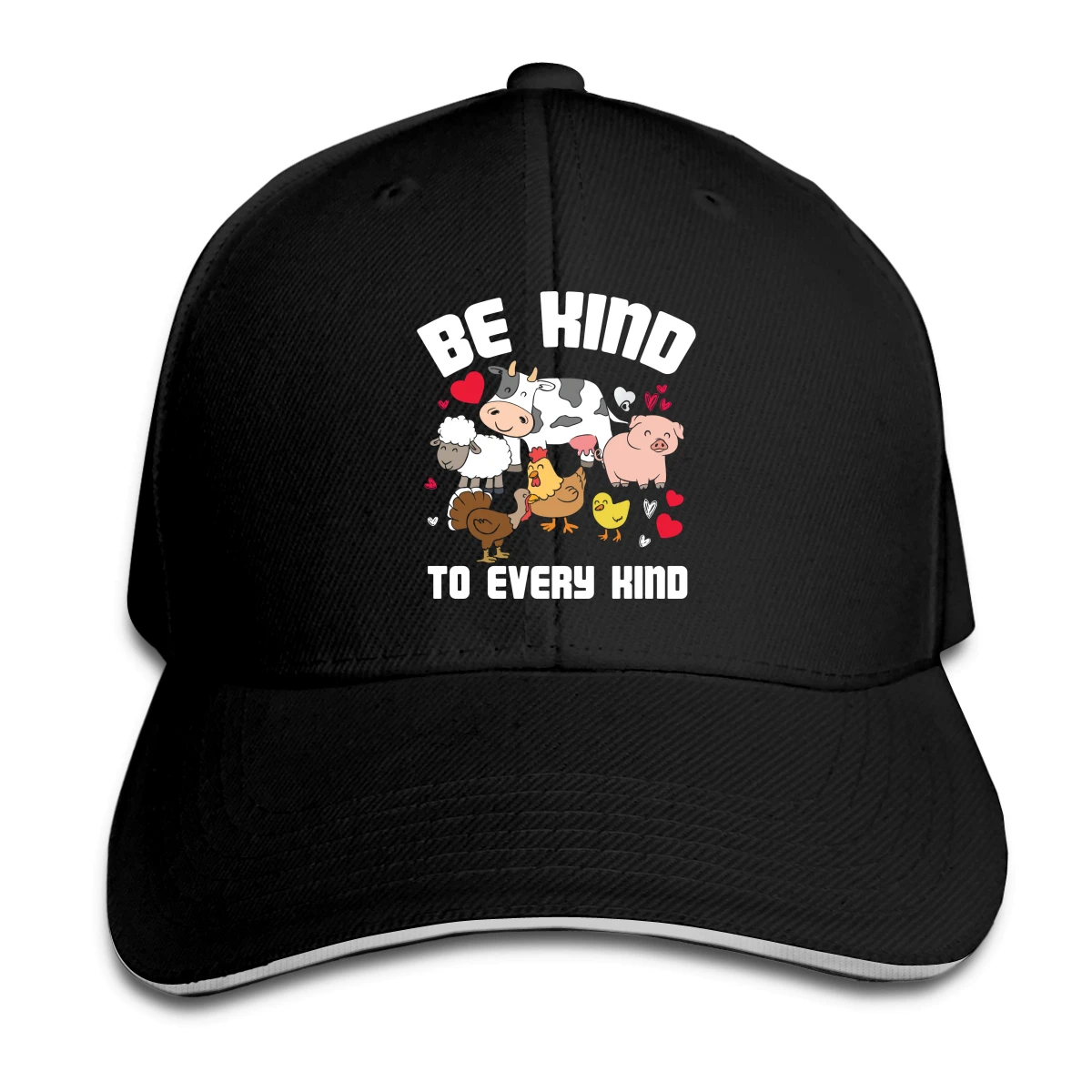 

Be Kind To Every Kind Hat Baseball Cap for Men Women Fashion Adjustable Sun Hat