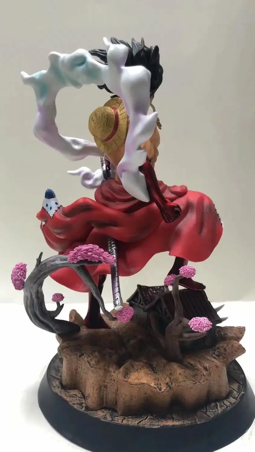 Аниме One Piece Wano Luffy Gear 4 Four Snakeman GK статуя кимоно Луффи ПВХ фигурка Коллекционная