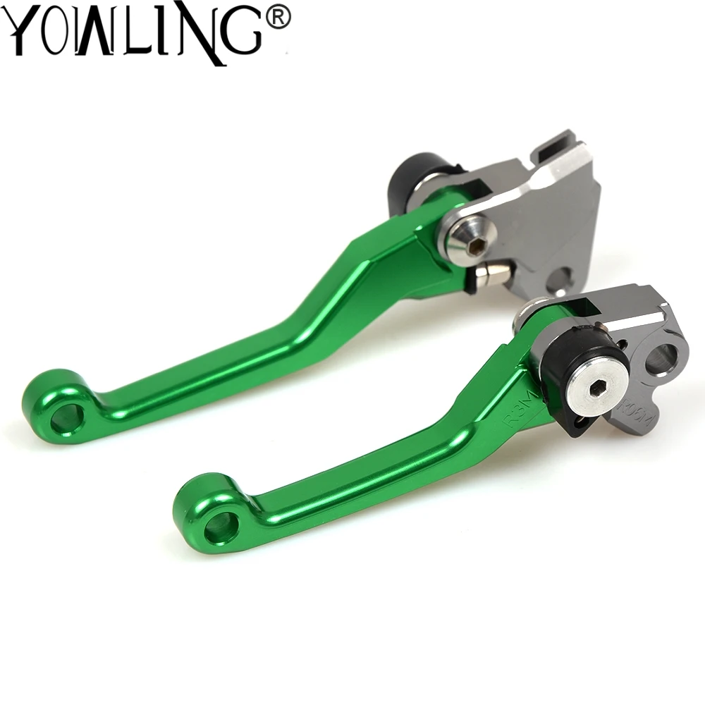 

For KAWASAKI KX125 KX250 KX 125 250 KX250F KX450F KXF 250 450 Brake Lever And Hand Grip Dirt Bike Pivot Brake Clutch Levers