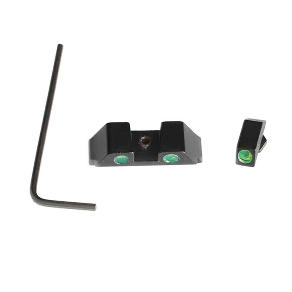 Тактический волоконно оптический передний и задний красный зеленый точечный