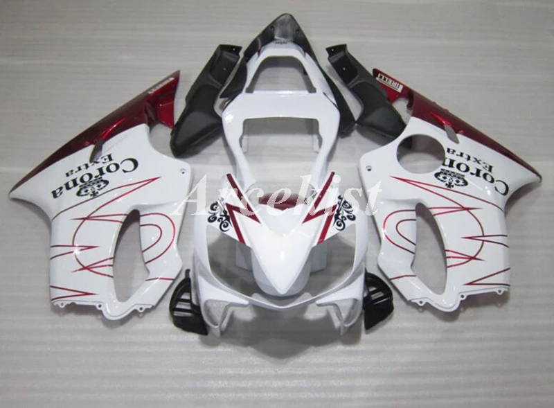 

Injection Mold New ABS Motorcycle whole Fairings Kit Fit for CBR600 F4i 2001 2002 2003 01 02 03 FS red white