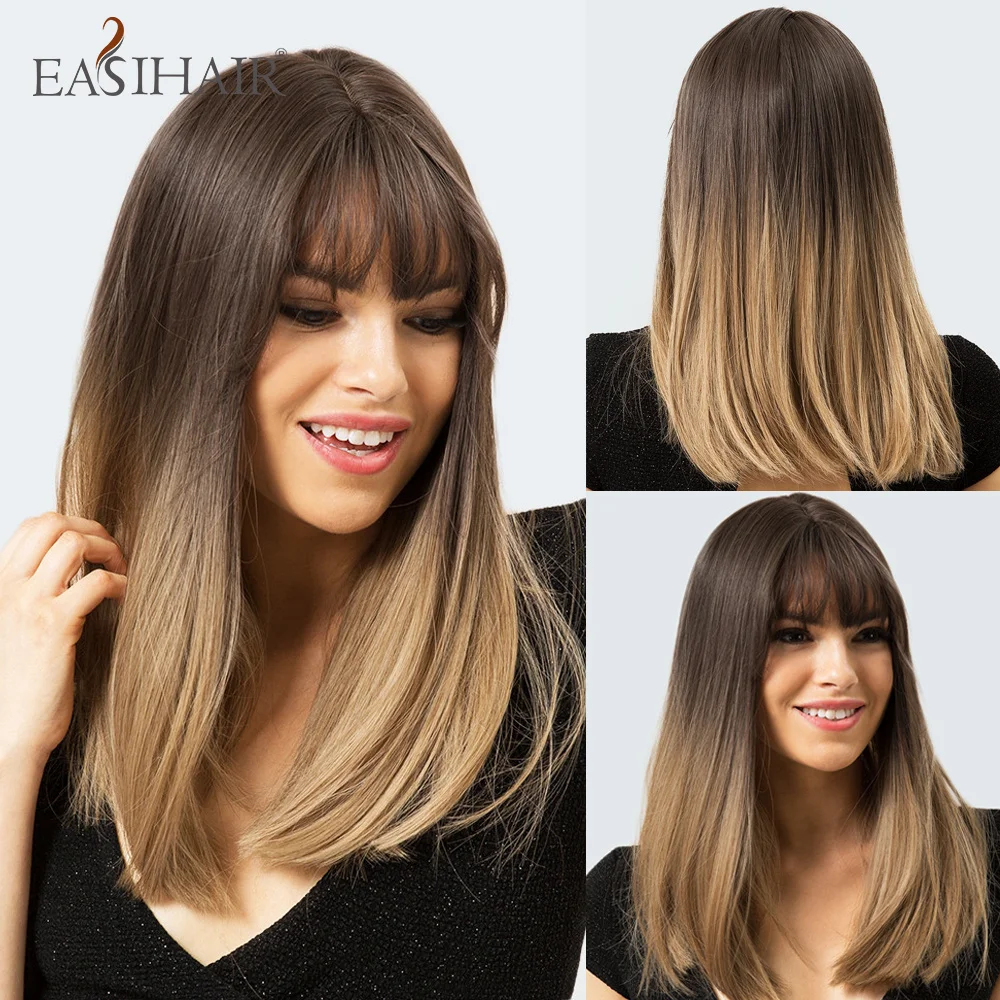 

Парик длинный синтетический с челкой, для косплея, Лолиты