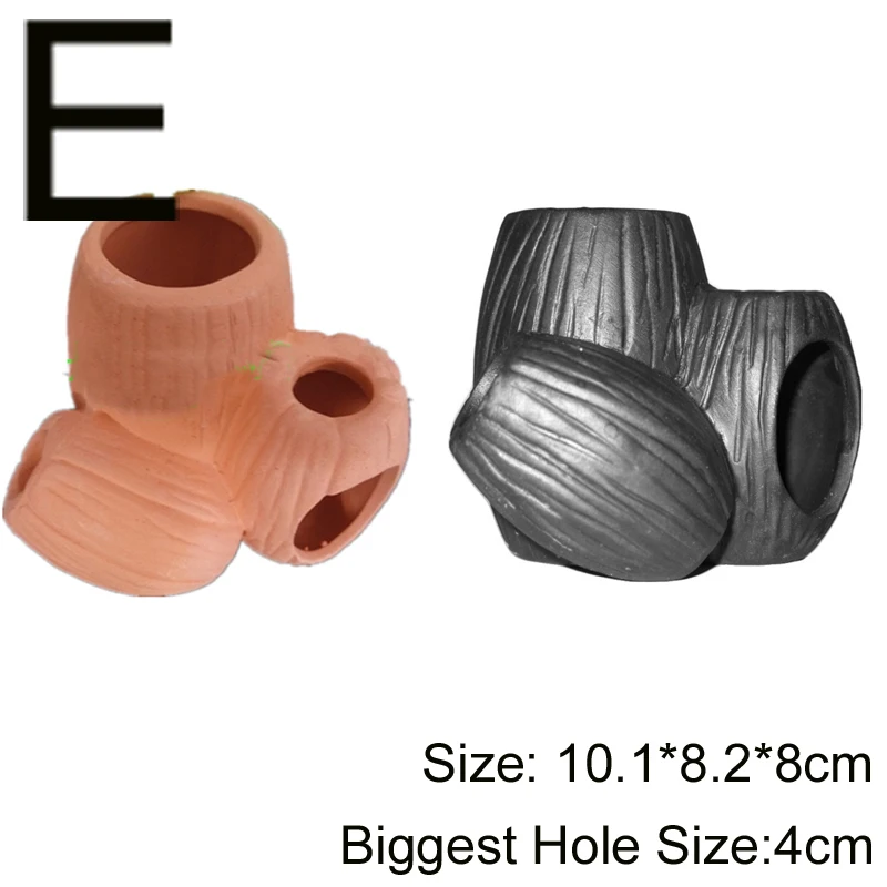 Аквариумное украшение керамическая рыба скрывающая пещера для водного растения