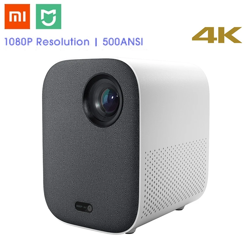 Mijia DLP Интеллектуальный Мини проектор 500ANSI домашний кинотеатр 1080P Голосовое