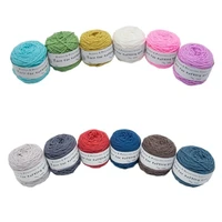 12pcs 100mroll diy wool ball 8 strands soft and comfortable hand knitted yarn ball scarf sweater carpet hand knitted cotton hat