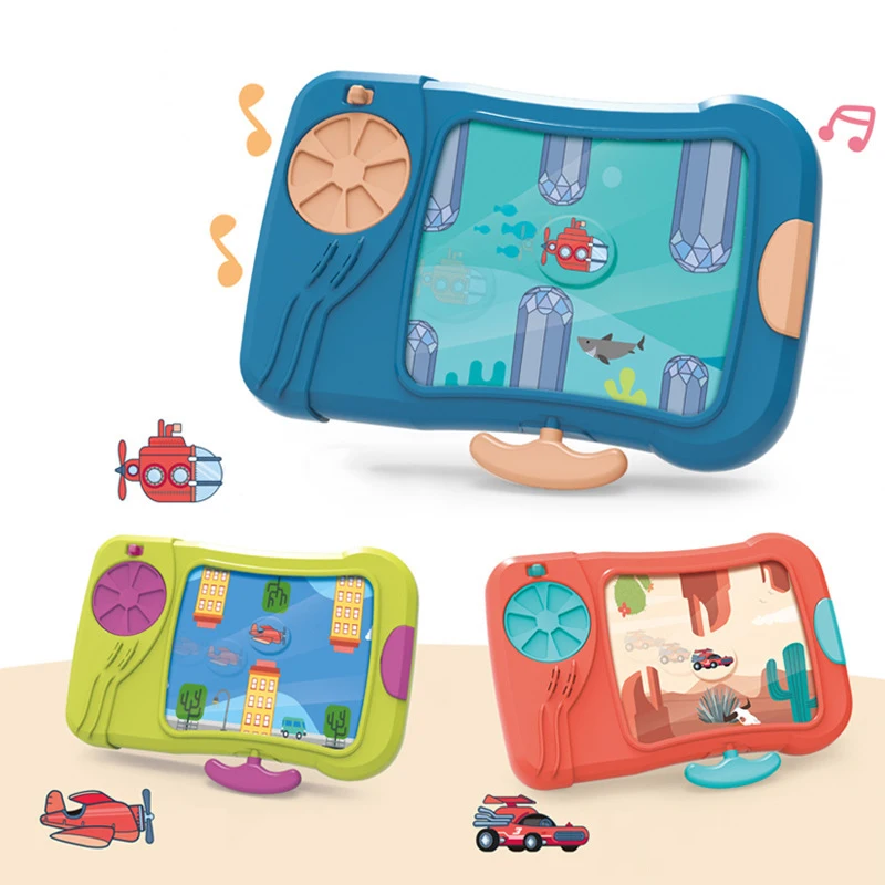 

Новейшая детская портативная электронная игровая консоль, игрушки для детей, подводная лодка, самолет, барьер, вызов, ручное управление, игр...