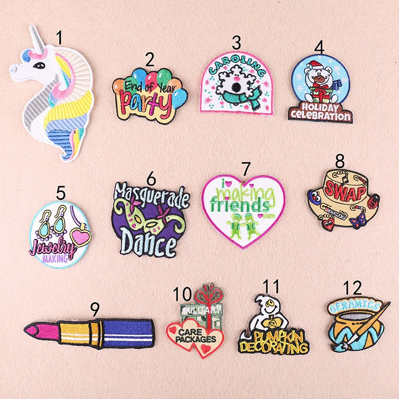 Новинка 1 шт. недорогие высококачественные нашивки с героями мультфильмов