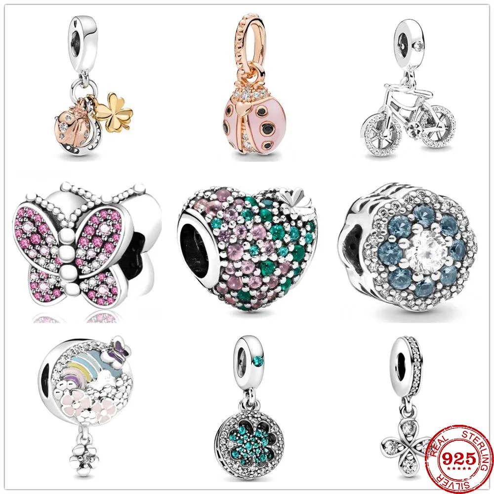 925 пробы из стерлингового серебра и Божья коровка пижамы цветной чехол с