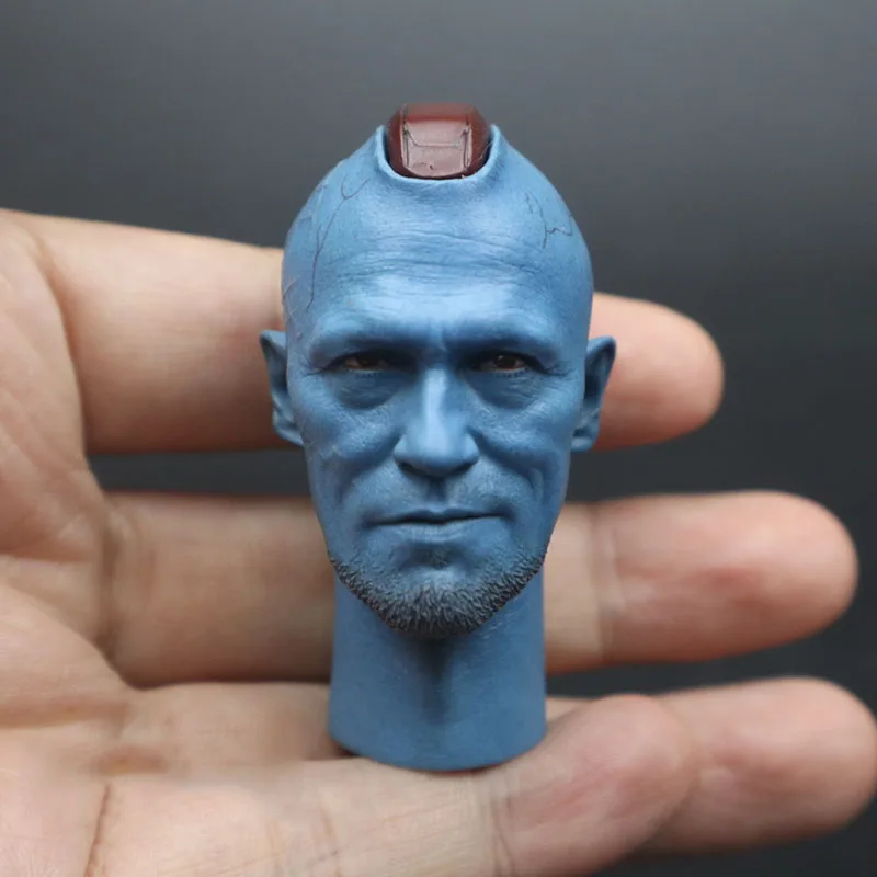 

1/6 Yondu Michael Rooker Head Sculpt PVC Male Head Carving Model Fit 12 inch Soldier Action Figure Body In Stock