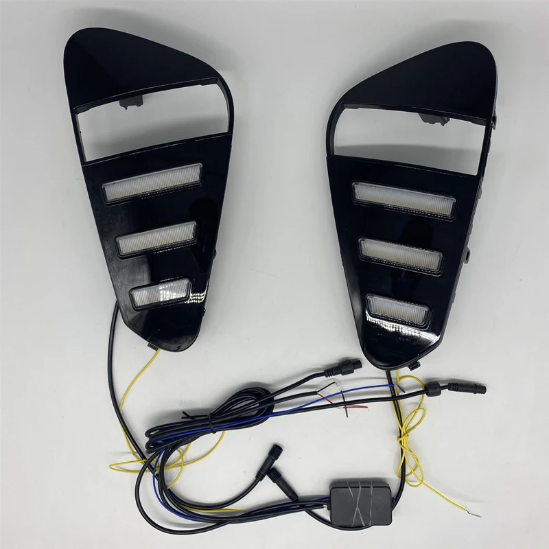 

Daytime running light fog cover light For Geely coolray(SX11) 2019-2020 Proton X50 DRL with mustang style flowing turns