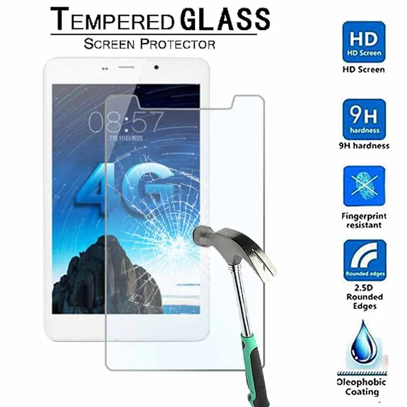 

For Cube T8 / T8 Plus 4G - 9H Premium Tablet Tempered Glass Screen Protector Film Protector Guard Cover