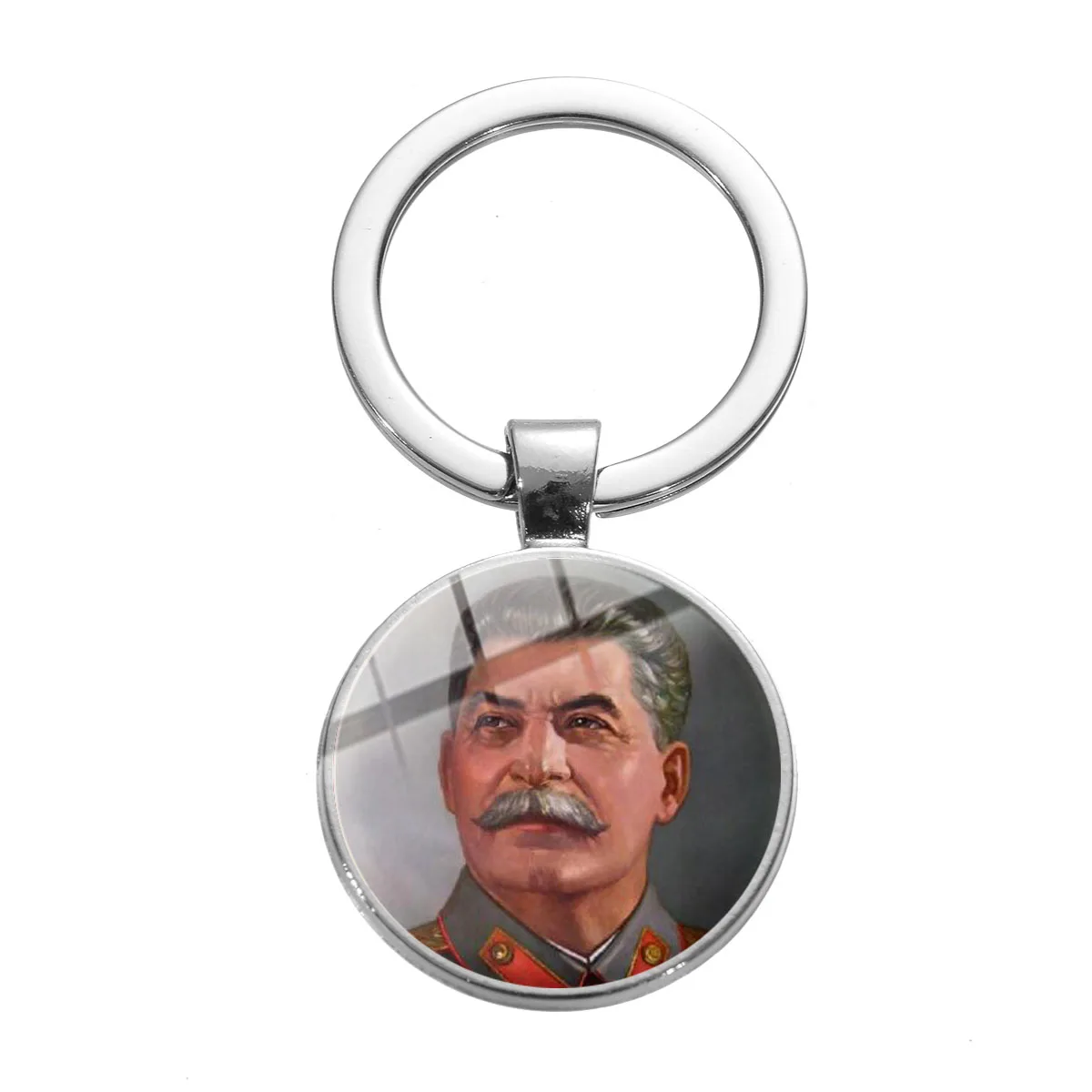Style 8 SONGDA высокое качество СССР CCCP советский брелок серповидный молоток Россия эмблема коммунизма знак стеклянный камень металлический кулон брелок держатель - Цвет: Style 8