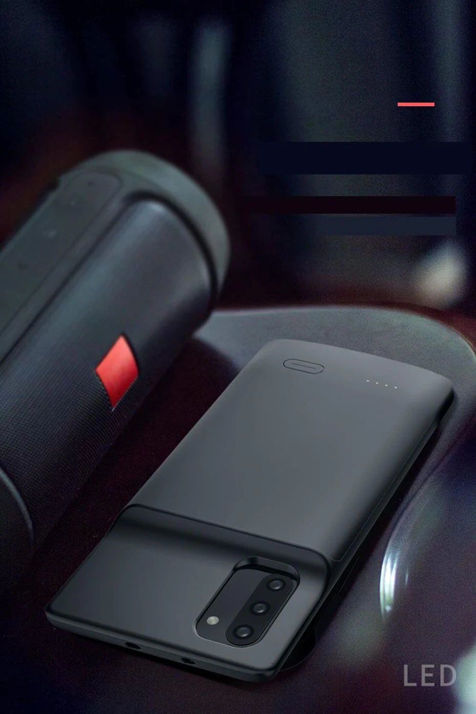 

2020 For Samsung Galaxy Note 10 10 Plus Battery Charger Case 6000mAh Ultra Thin Battery Cases Power Bank Charger Covers