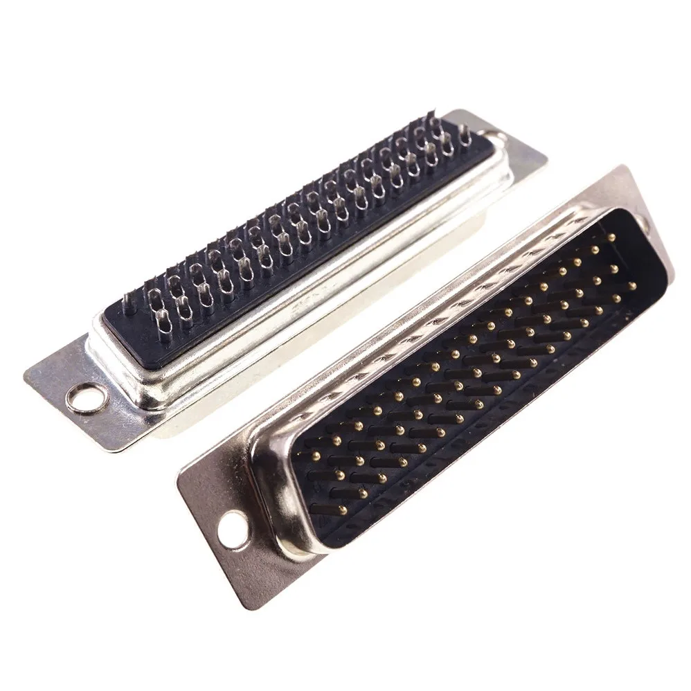 2 шт. D разъем 50 позиций 3 ряда|solder wire connector|wire pinwire 5 pins |