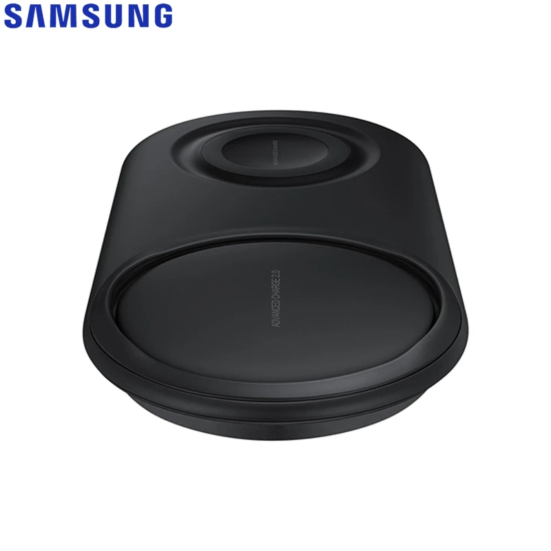 Быстрое беспроводное зарядное устройство QI Dual Pad EP-P5200 для samsung Galaxy Note8 Note9 Watch gear S2 huawei Mate20 Pro Xiaomi 9 Iphone XR Max