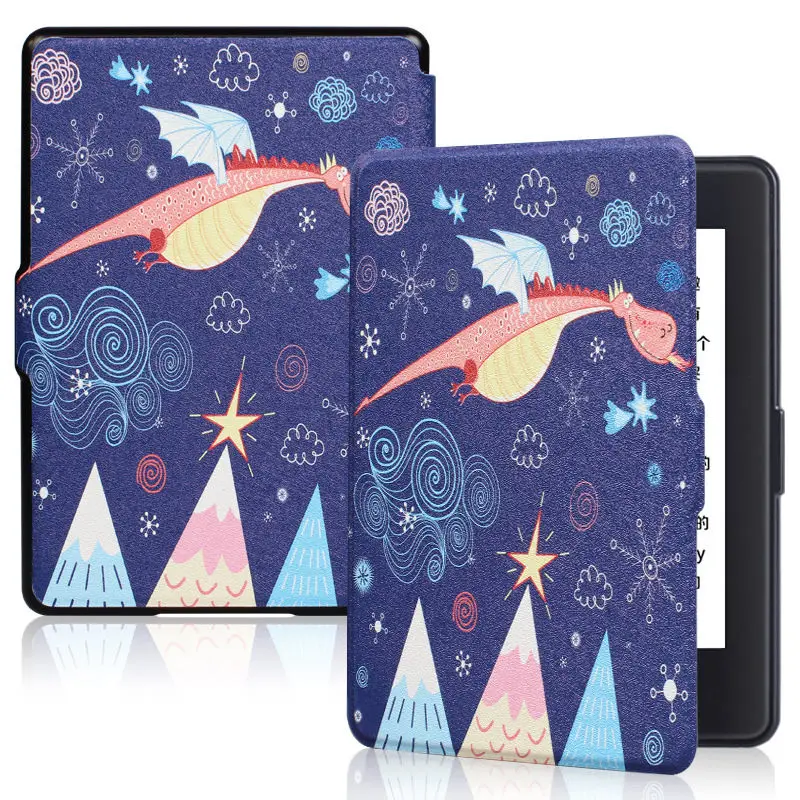 Charizard Чехол для Amazon Kindle 8-го поколения Смарт-оболочка кожаный флип ударопрочный защитный чехол для Kindle 8th чехол для планшета - Цвет: Charizard