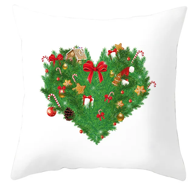 

New Christmas Hugging Pillow Cover Holiday Home Sofa Decoration Car Office Pillow Cushion Cover Wholesale