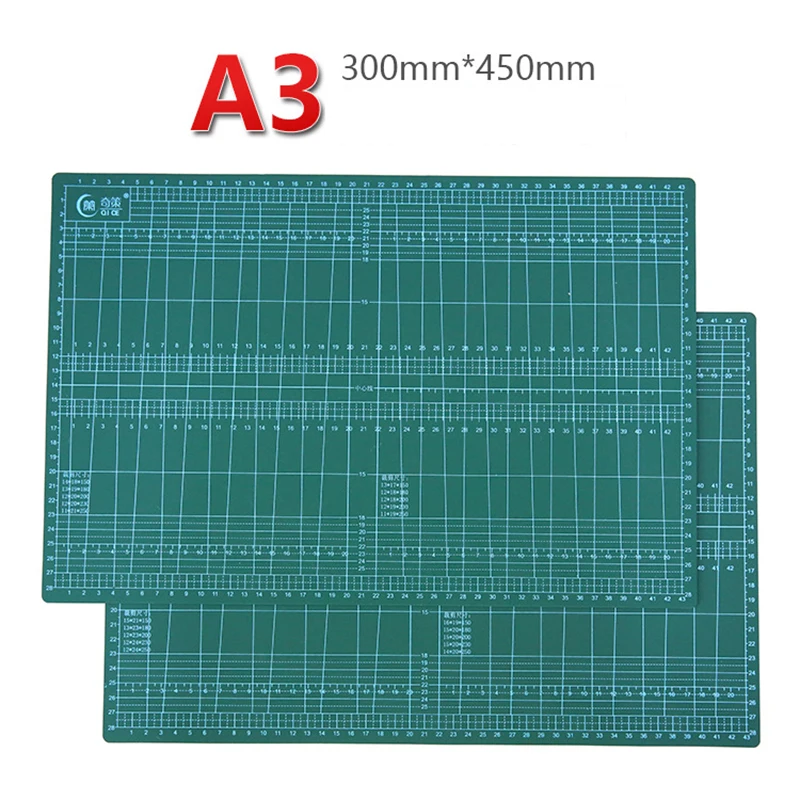 

30cm*45cm Pvc Cutting Mat Patchwork Tools Cut Pad Double-sided A3 Patchwork Tools Manual DIY Tool Cutting Board Self-healing