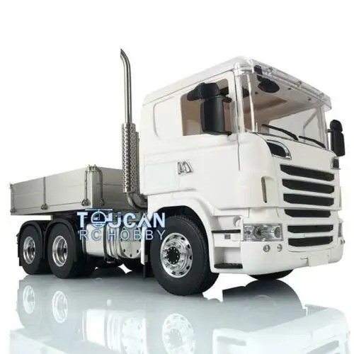 

Toys 1/14 RC Truck Tractor Car Hopper R730 For DIY Hercules Scania Cabin LESU Metal 6*6 Chassis THZH0664-SMT2