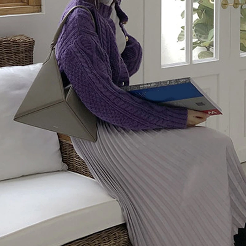 RealShe Осенний женский свитер 2019 круглый вырез длинный рукав пуговицы однотонный