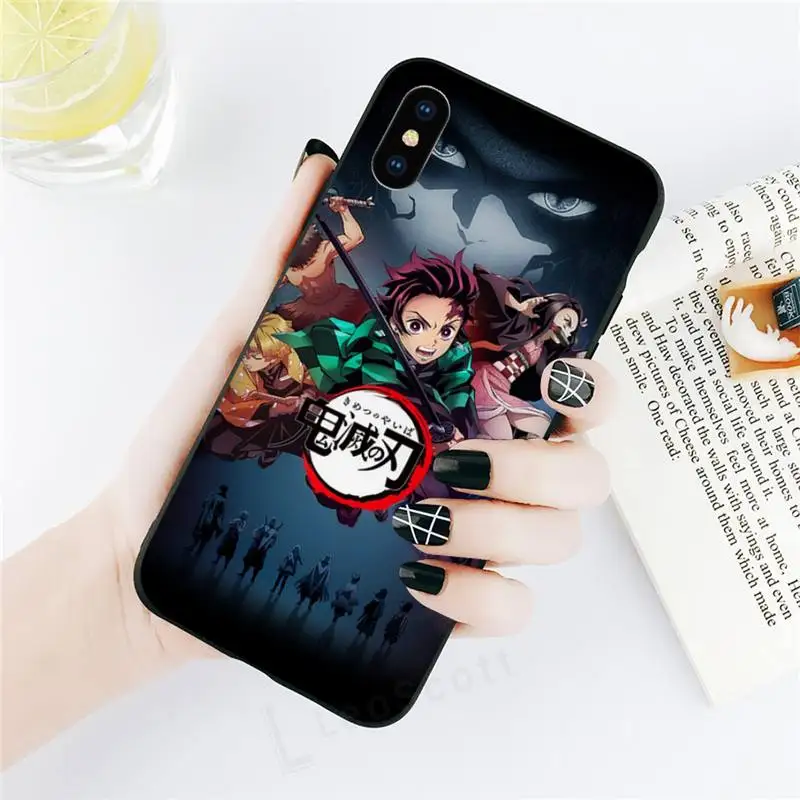 

Kimetsu no Yaiba Demon Slayer Phone Case for iPhone 11 12 mini pro XS MAX 8 7 6 6S Plus X 5S SE 2020 XR