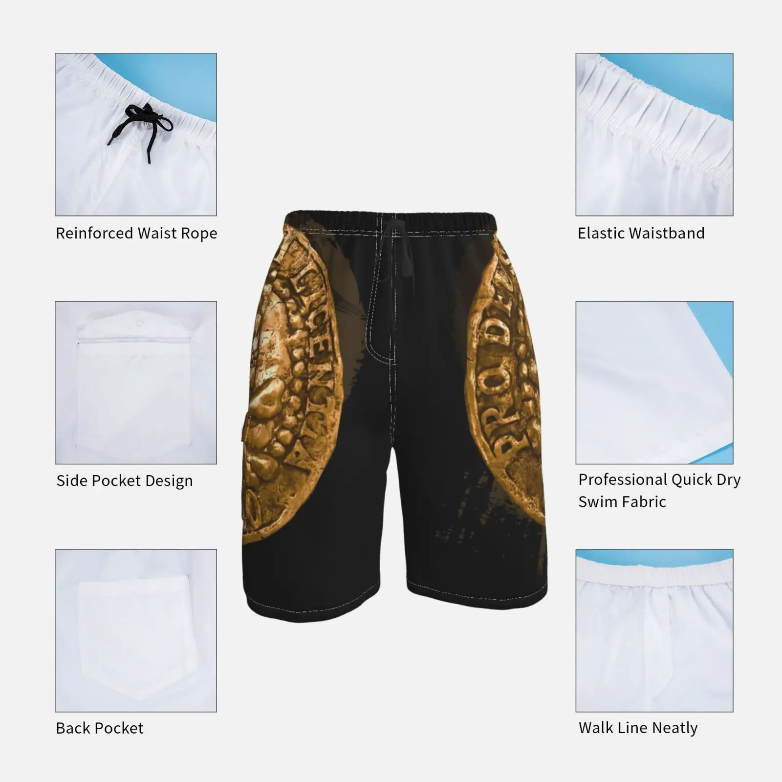 Пиратская валюта-неочаровательные пляжные шорты женская одежда для плавания