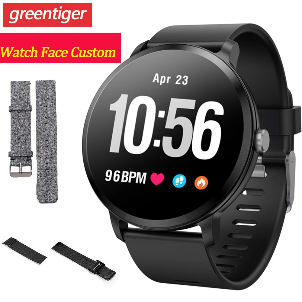 Умные часы мужские и женские наручные на заказ IP67 пульсометр фитнес браслет