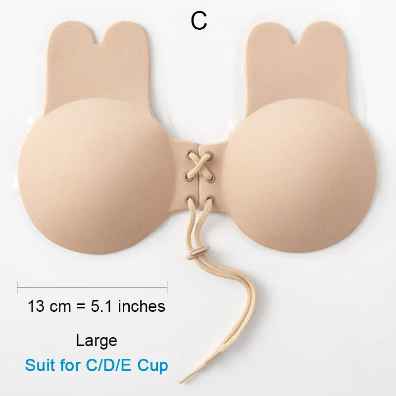 Beige-13cm Липкий бюстгальтер сексуальное женское белье Femme бюстгальтер с подтяжкой невидимый бюстгальтер-невидимка без бретелек клейкий силиконовый невидимый пуш-ап бюстгальтер для женщин - Цвет: Beige-13cm
