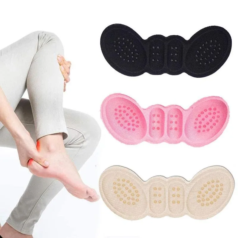 

Anti-slip Heel Sticker Women Insoles For Shoes High Heels Anti Slip Protector Sticker Pain Relief Foot Butterfly Style