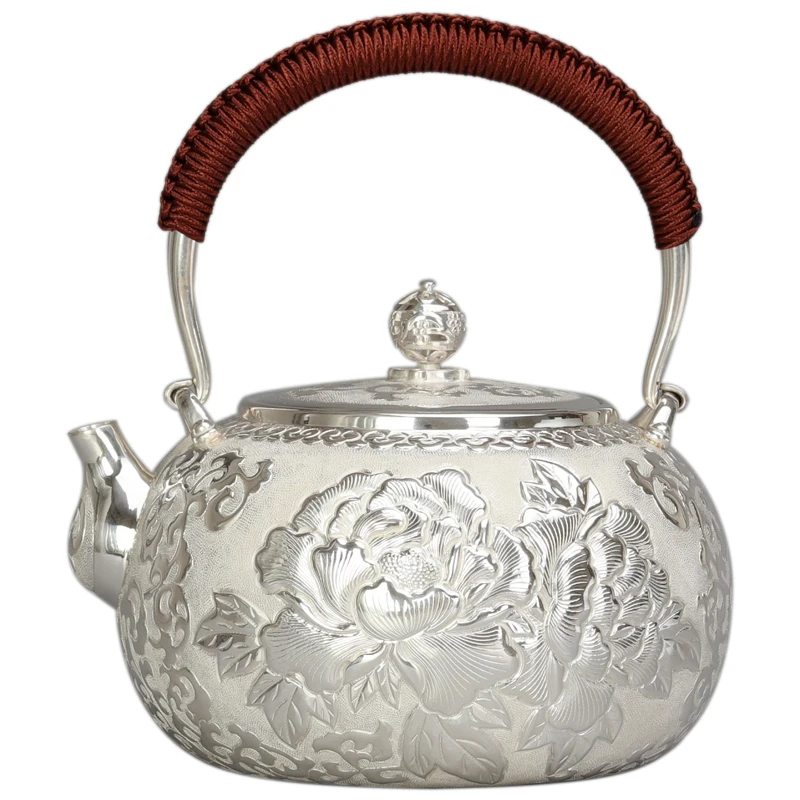 

Серебряный чайник ручной работы fuguihua, 1200 мл