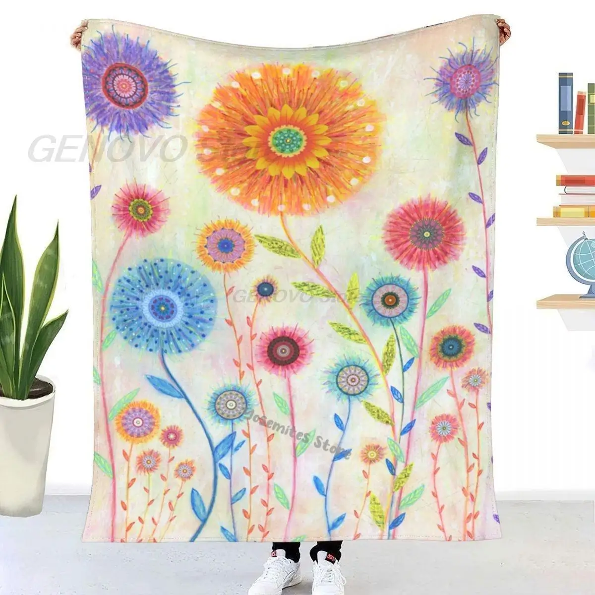 

Frische Blumen Decke Sherpa Decke Bettwäsche weiche Decke