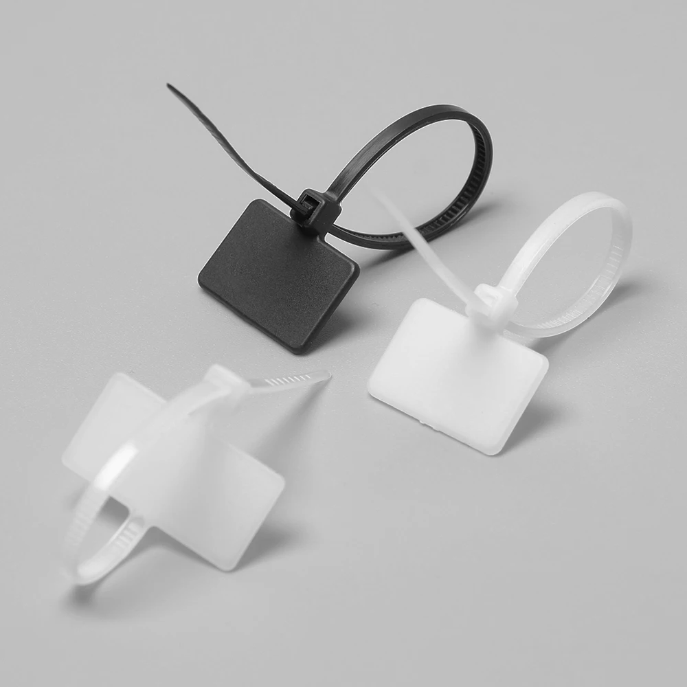 100 шт самоблокирующийся нейлоновый сетевой кабель на молнии стяжки для записи