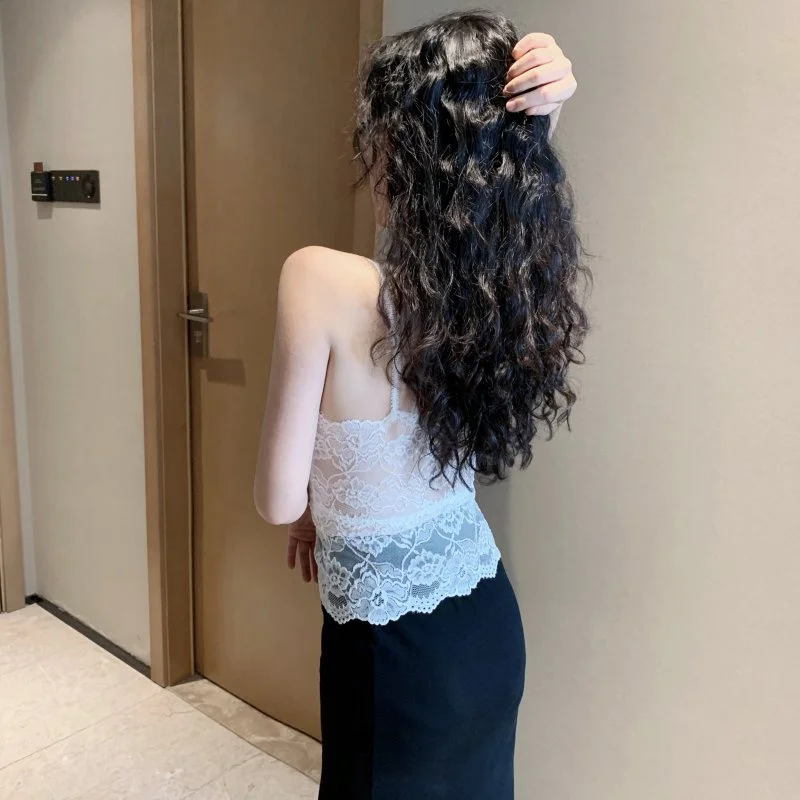 Сексуальная красивая кружевная кофта Gegejia Женская облегающая внутренняя одежда